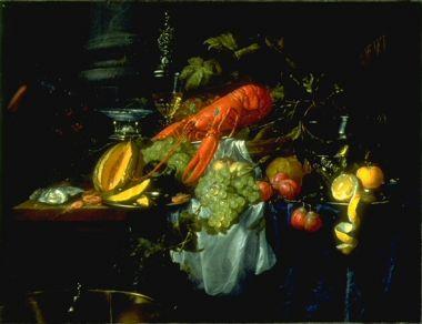 Pieter de Ring Still Life with Lobster